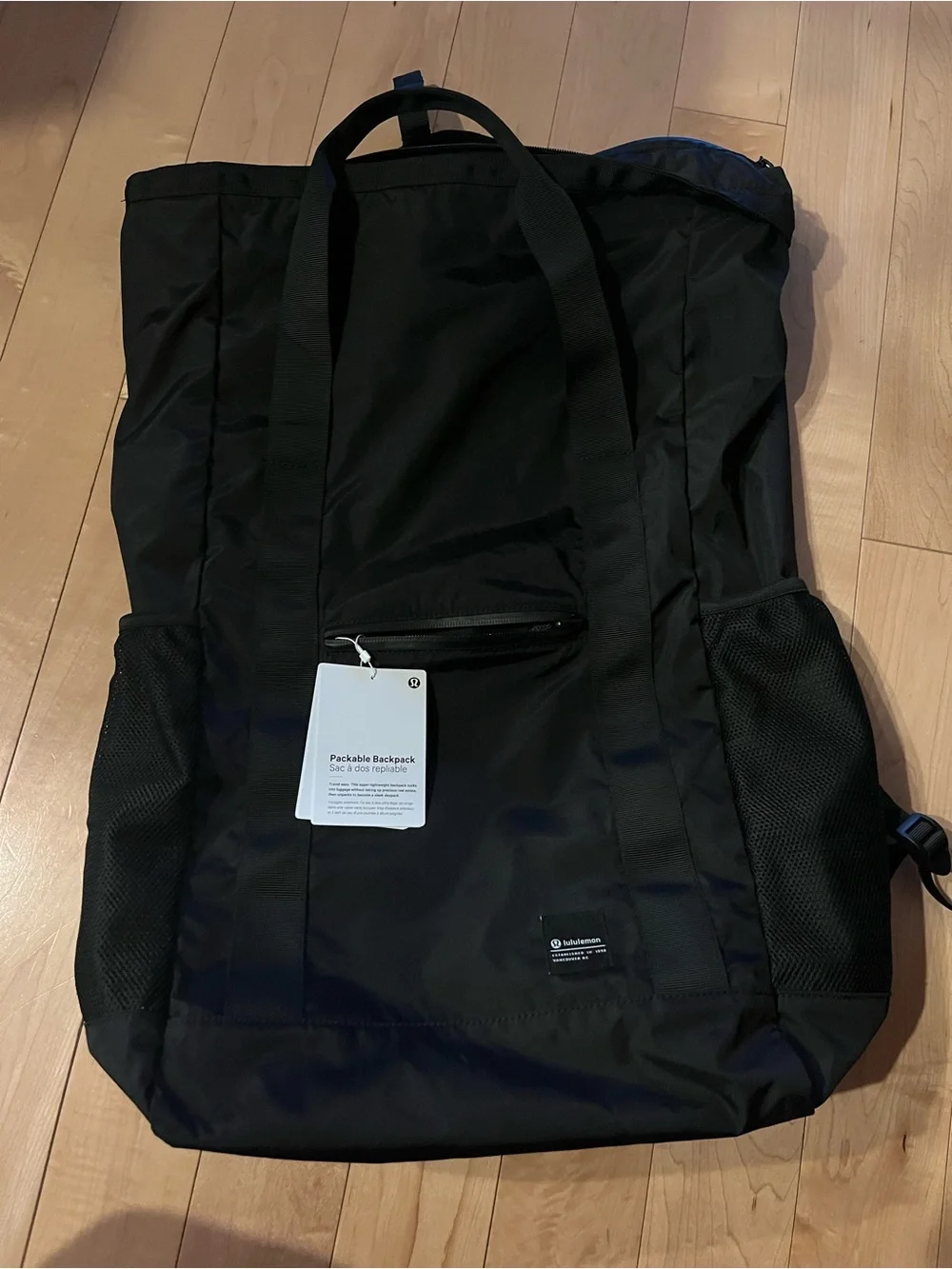 lululemon athletica Packable Roll-Top Backpack - Black - Picture 7 of 11